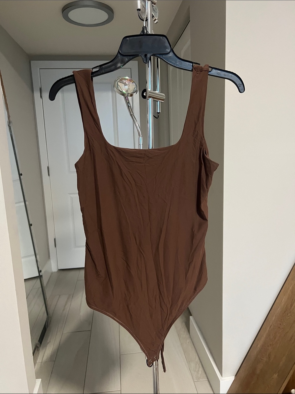 Abercrombie & Fitch Brown Sleeveless Bodysuit